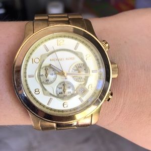 Gold Michael Kors watch